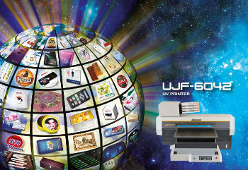 Mimaki is to show its UJF-6042 printer at PSI in Dusseldorf